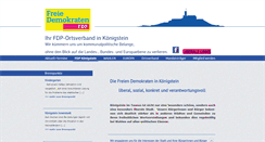 Desktop Screenshot of fdp-koenigstein.de