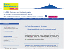 Tablet Screenshot of fdp-koenigstein.de